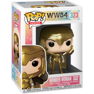 Pop! Heroes WW84 Wonder Woman Golden Armor Vinyl Figure