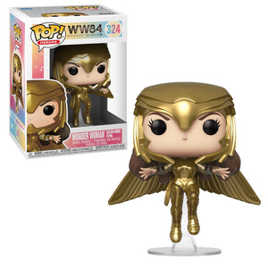 Pop! Heroes WW84 Wonder Woman Golden Armor Flying Vinyl Figure