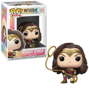 Pop! Heroes WW84 Wonder Woman with Lasso Vinyl Figure