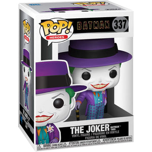 Pop! Heroes Batman 1989 The Joker with Hat With Chase Vinyl Figure