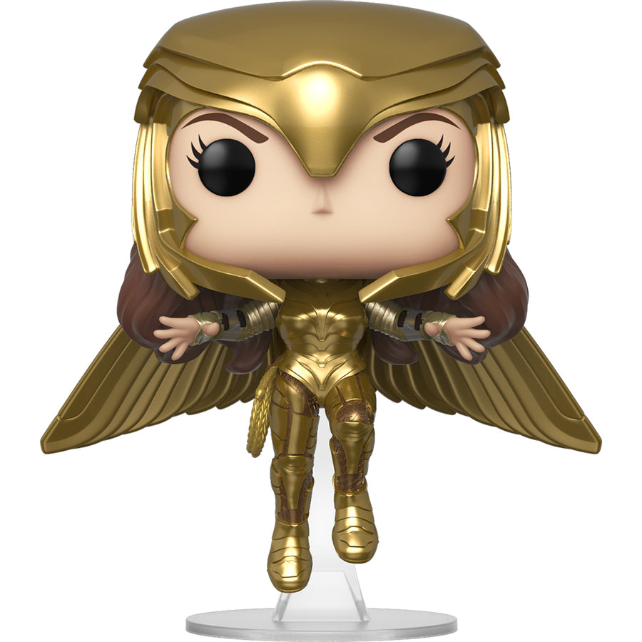 Pop! Heroes WW84 Wonder Woman Golden Armor Flying Vinyl Figure