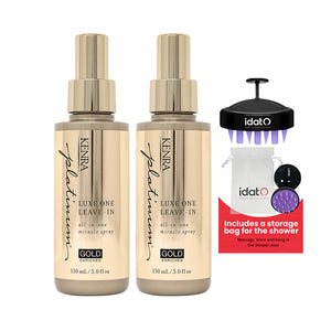 Kenra Platinum LUXE ONE LEAVE – All In One Miracle Spray Includes IDAT Head Massager & Pouch
