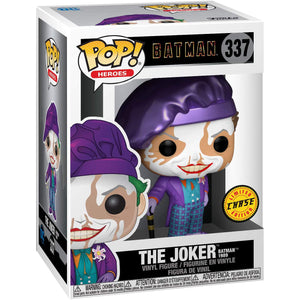 Pop! Heroes Batman 1989 The Joker with Hat With Chase Vinyl Figure