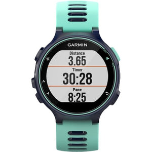 Garmin - Forerunner 735XT Smartwatch - Midnight Blue/Frost Blue