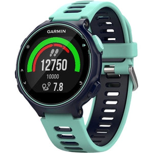 Garmin - Forerunner 735XT Smartwatch - Midnight Blue/Frost Blue