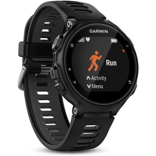 Garmin - Forerunner 735XT Smartwatch - Black/Gray