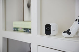 Arlo - Pro 3-Camera Indoor/Outdoor Wireless 720p Security Camera System - White
