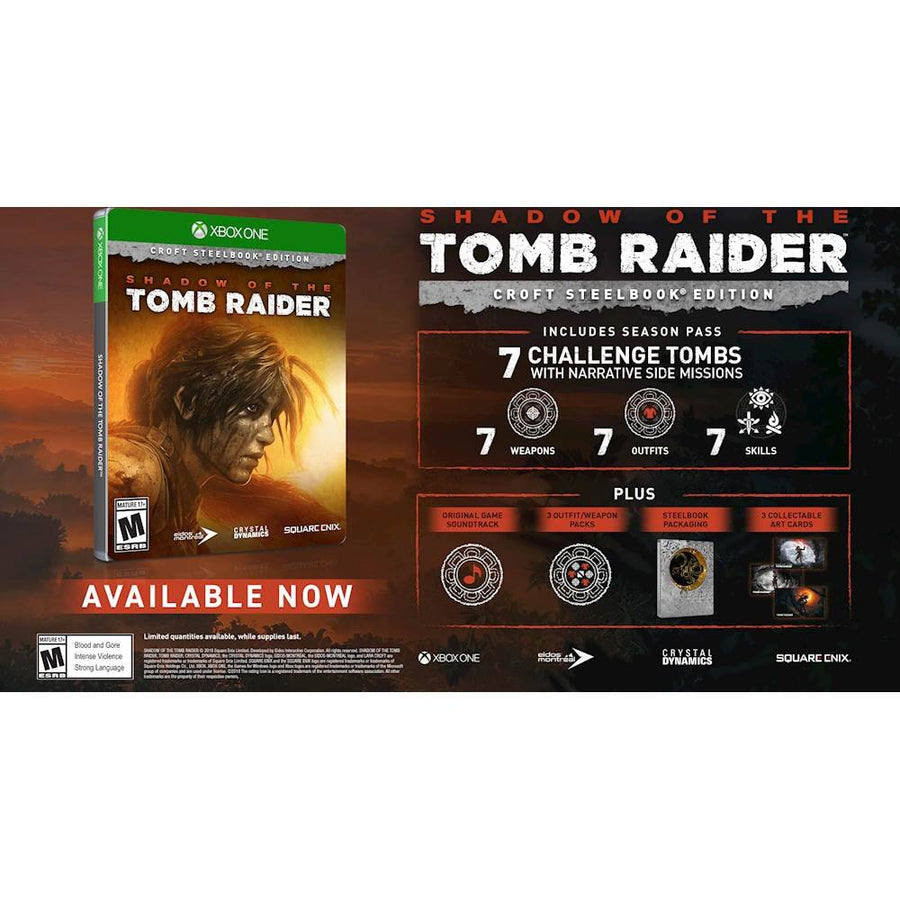 Shadow of the Tomb Raider Croft SteelBook Edition - Xbox One