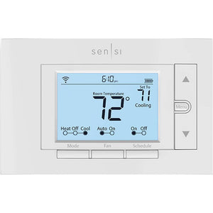 Sensi - Smart Programmable Wi-Fi Thermostat - White