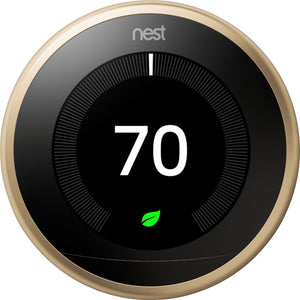 Nest - Learning Thermostat - 3rd Generation - Brass