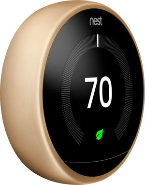 Nest - Learning Thermostat - 3rd Generation - Brass