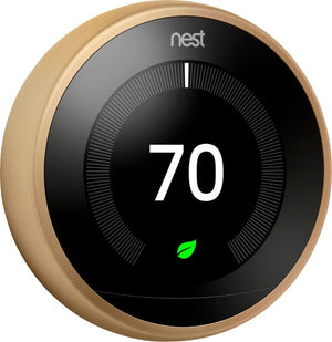 Nest - Learning Thermostat - 3rd Generation - Brass